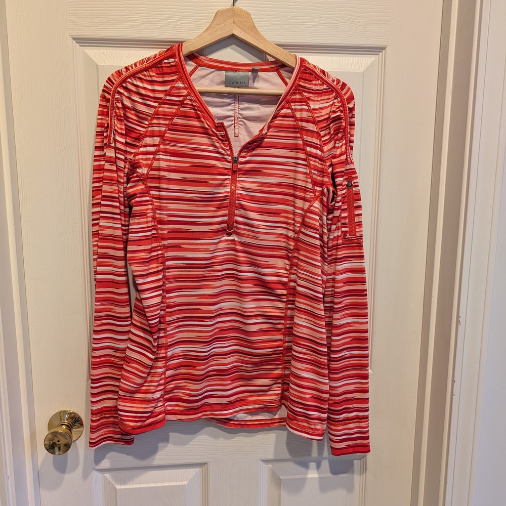 Striped Red Women's Top